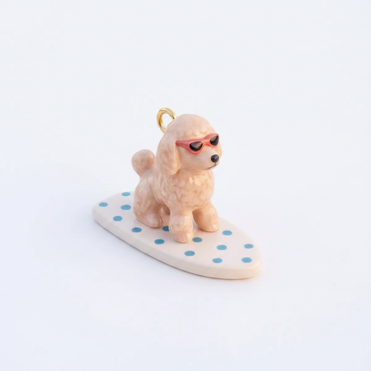 Poodle Charm - White Background Retry