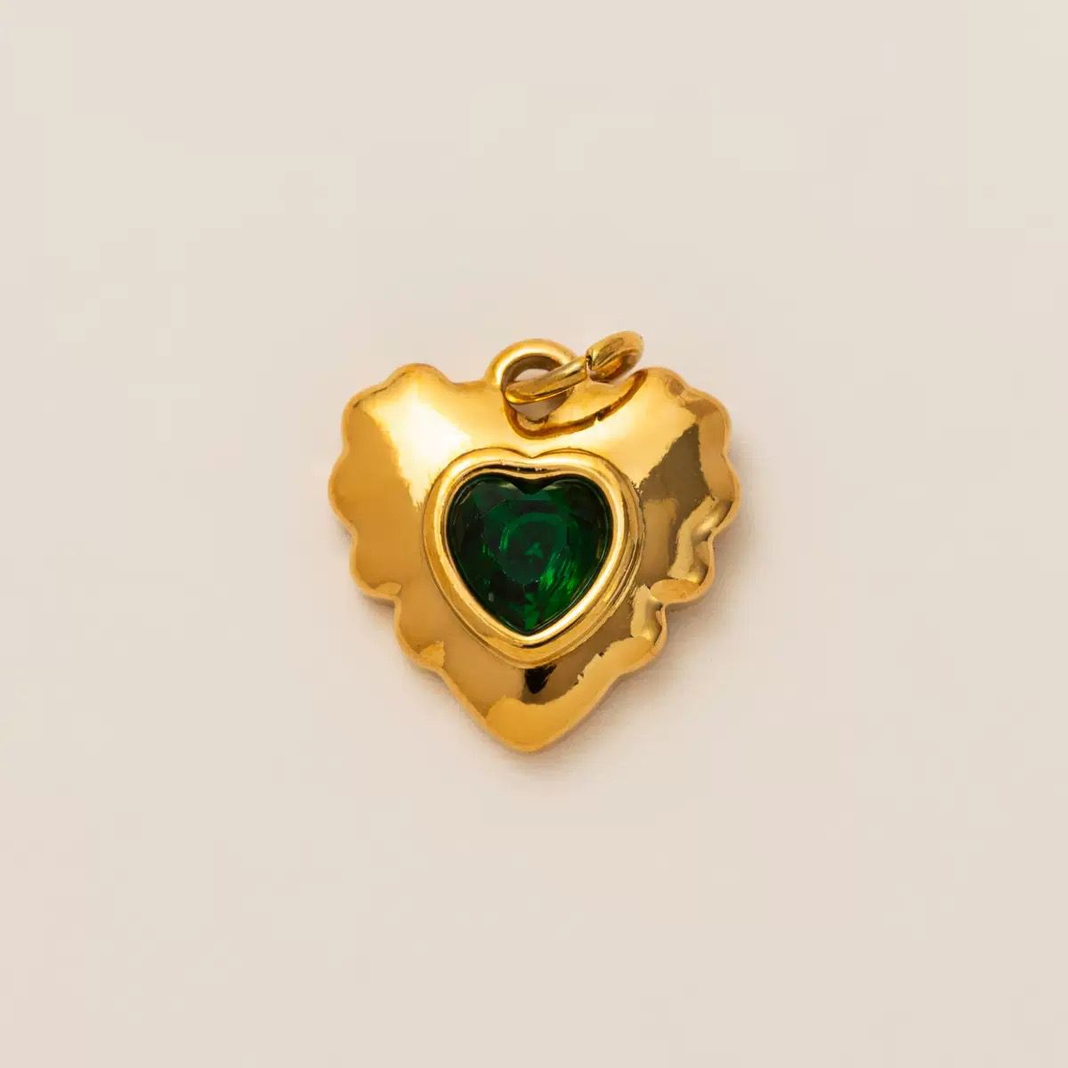 Mix & Match Carabiner Charm Necklace | DIY Gemstone Pendant – 18K Gold Plated