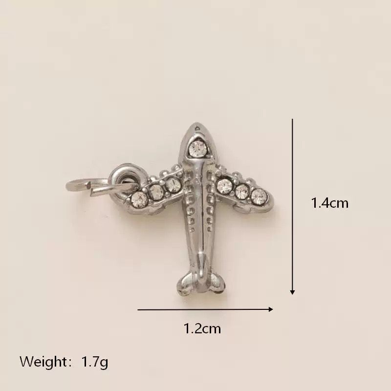 Travel Charm Pendant Set — Suitcase, Airplane & Passport | Original Design
