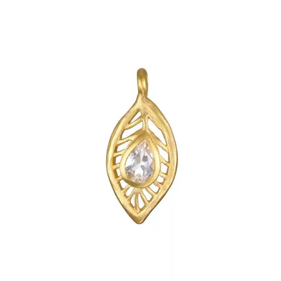 Gold Circle DIY Charm Necklace — Interchangeable Pendants | Original Design