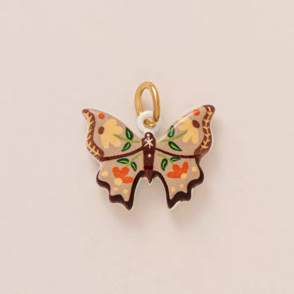 Hand-Painted Enamel Charm – DIY Jewelry Pendant (13 Styles)