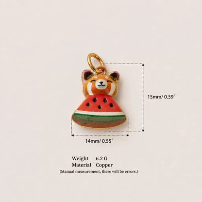 Cute Animal Fruit Resin Charms | DIY Necklace Bracelet Pendant | 12 Designs