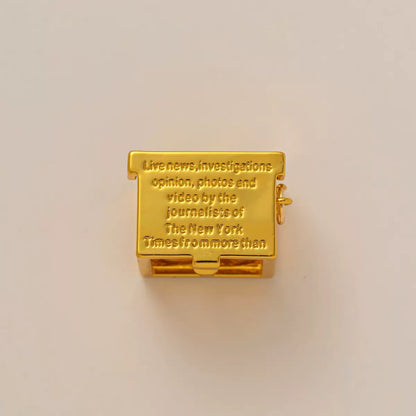 3D Gold Travel Charm | 9 City Memory Designs | DIY Mix & Match Necklace