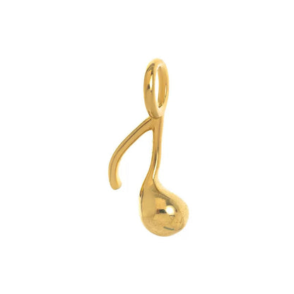 18K Gold Plated Music Note Charm Pendant | DIY Jewelry Making