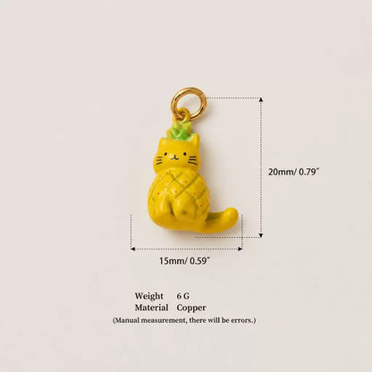 Cute Animal Fruit Resin Charms | DIY Necklace Bracelet Pendant | 12 Designs