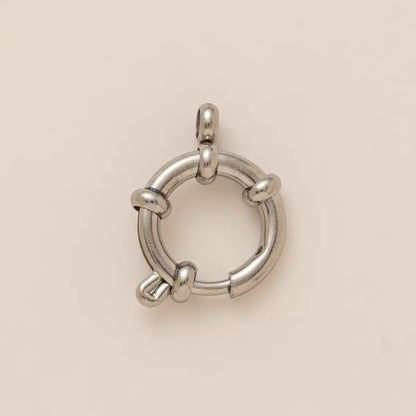 DIY Carabiner Clasp for Charm Necklace | Heart, Oval, Round & Anchor Styles