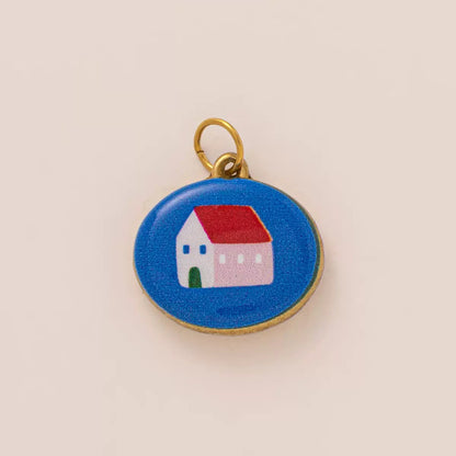 19 Illustrated Enamel Charm Pendants | Mushroom Strawberry Sardine Sun | DIY Jewellery Making Supplies