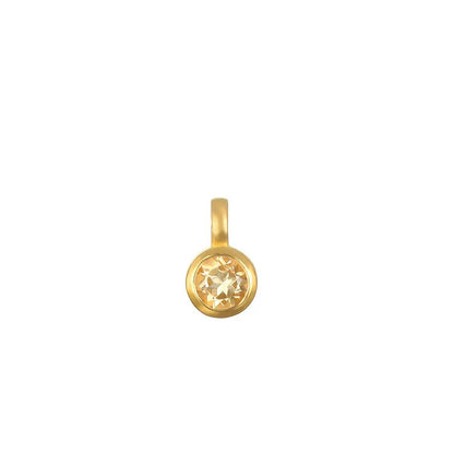 Gold Circle DIY Charm Necklace — Interchangeable Pendants | Original Design