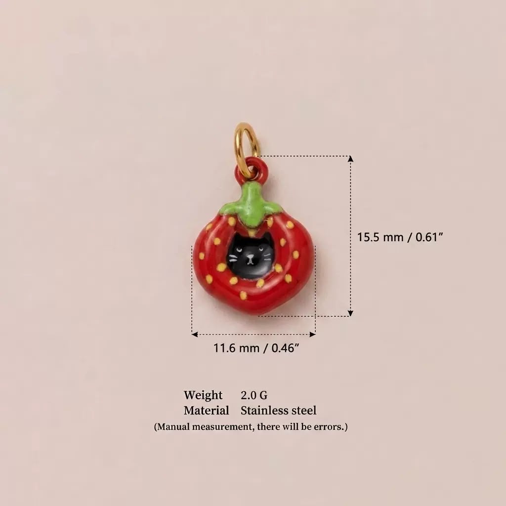 Cute 3D Cat Enamel Charm Pendant | Grey Tabby Calico Orange Cat | DIY Jewelry & Bag Charm Making
