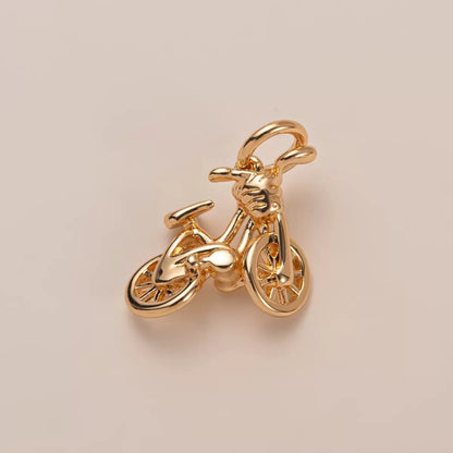 3D Gold Travel Charm | 9 City Memory Designs | DIY Mix & Match Necklace