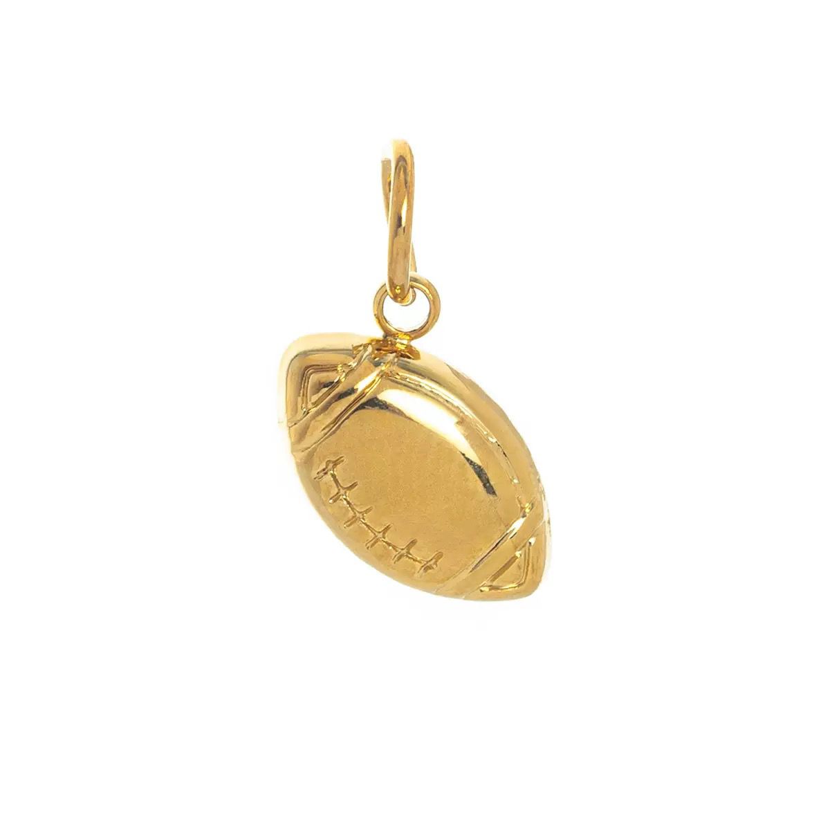 18K Gold Plated American Football Charm Pendant | DIY Jewelry Making