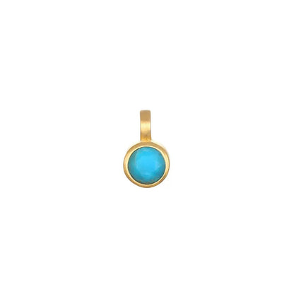 Gold Circle DIY Charm Necklace — Interchangeable Pendants | Original Design
