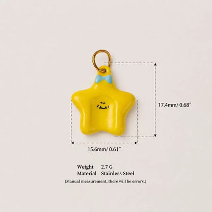 Cute 3D Cat Enamel Charm Pendant | Grey Tabby Calico Orange Cat | DIY Jewelry & Bag Charm Making