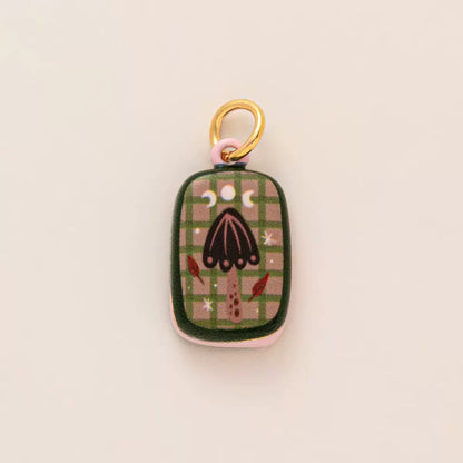 Hand-Painted Enamel Charm – DIY Jewelry Pendant (13 Styles)