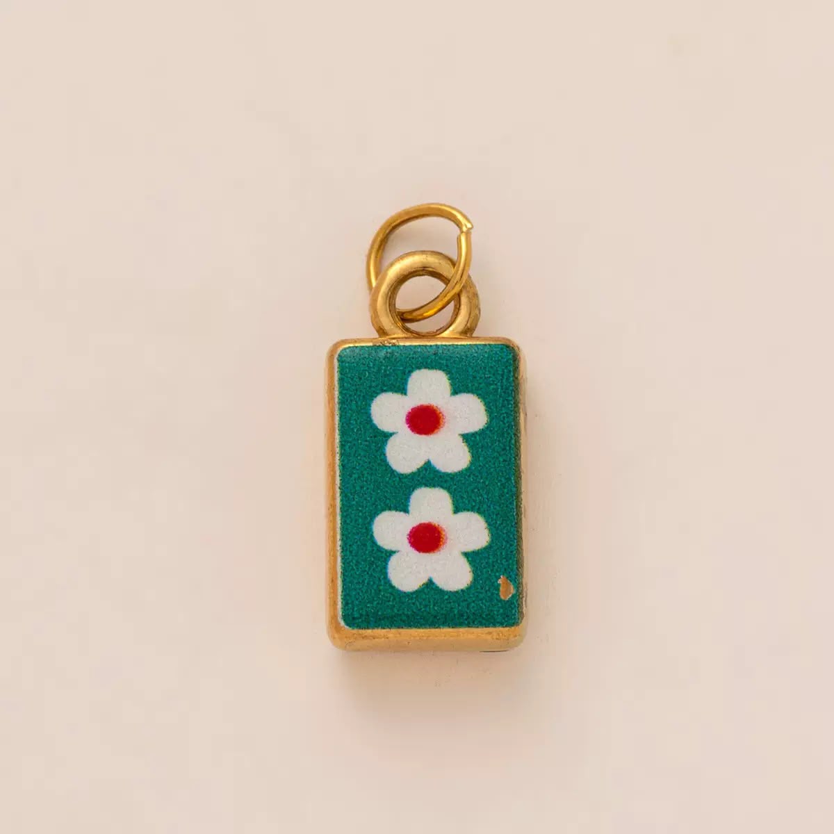 จี้เคลือบสีน้ำเงินและขาว | เครื่องประดับ DIY สไตล์เซรามิกเพ้นท์มือ | งานออกแบบศิลปะต้นฉบับ