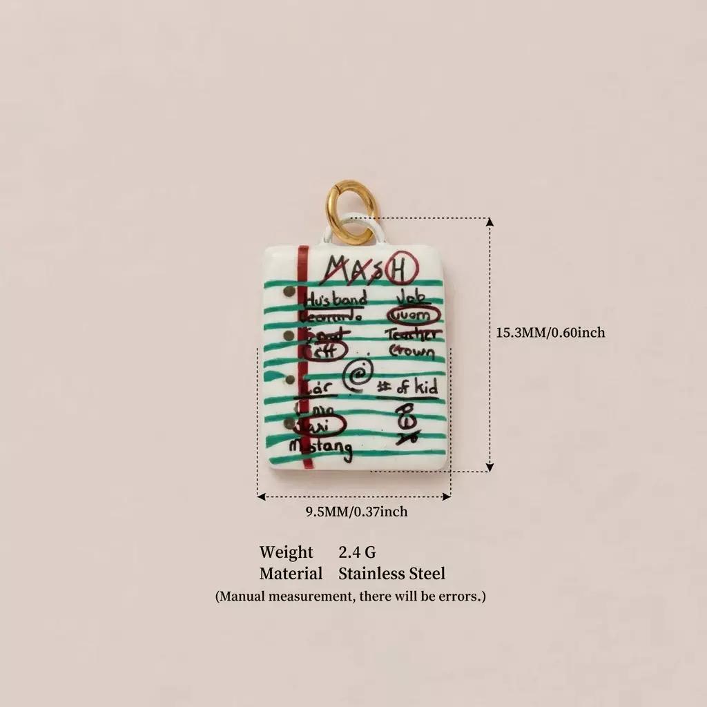 Handmade Clay Enamel Charms | DIY Hair Pin & Jewelry Making Pendants | Original Design