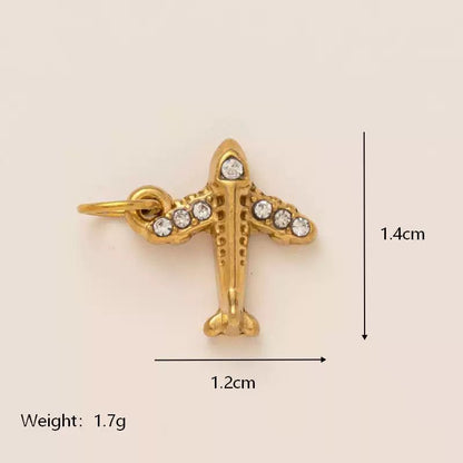 Travel Charm Pendant Set — Suitcase, Airplane & Passport | Original Design