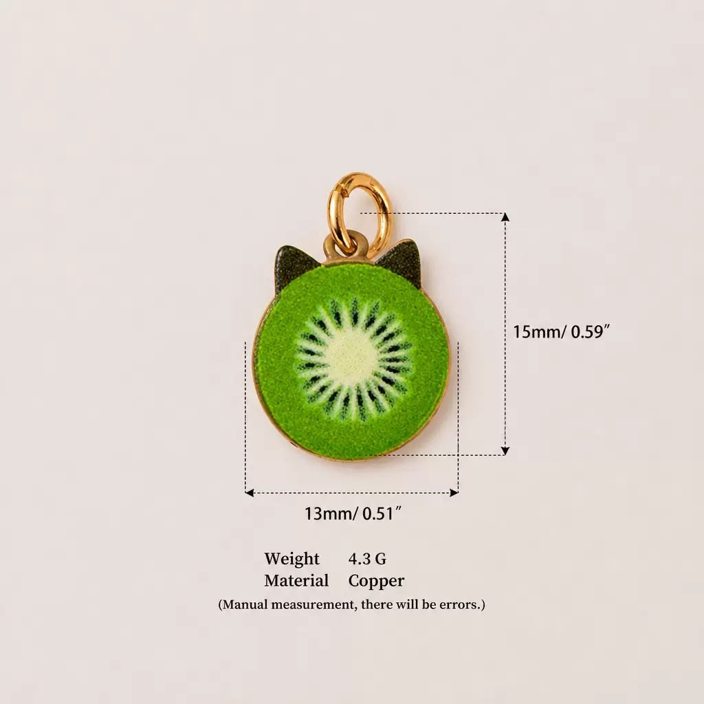 Cute Animal Fruit Resin Charms | DIY Necklace Bracelet Pendant | 12 Designs