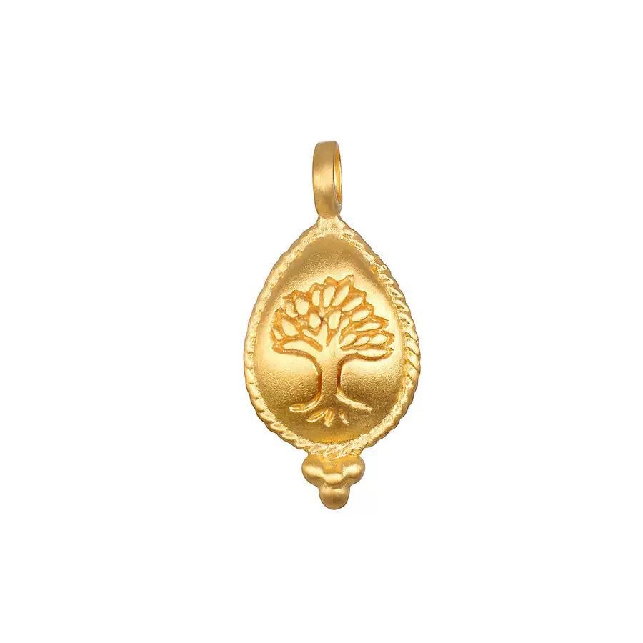 Gold Circle DIY Charm Necklace — Interchangeable Pendants | Original Design