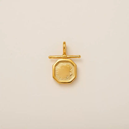 Mix & Match Carabiner Charm Necklace | DIY Gemstone Pendant – 18K Gold Plated