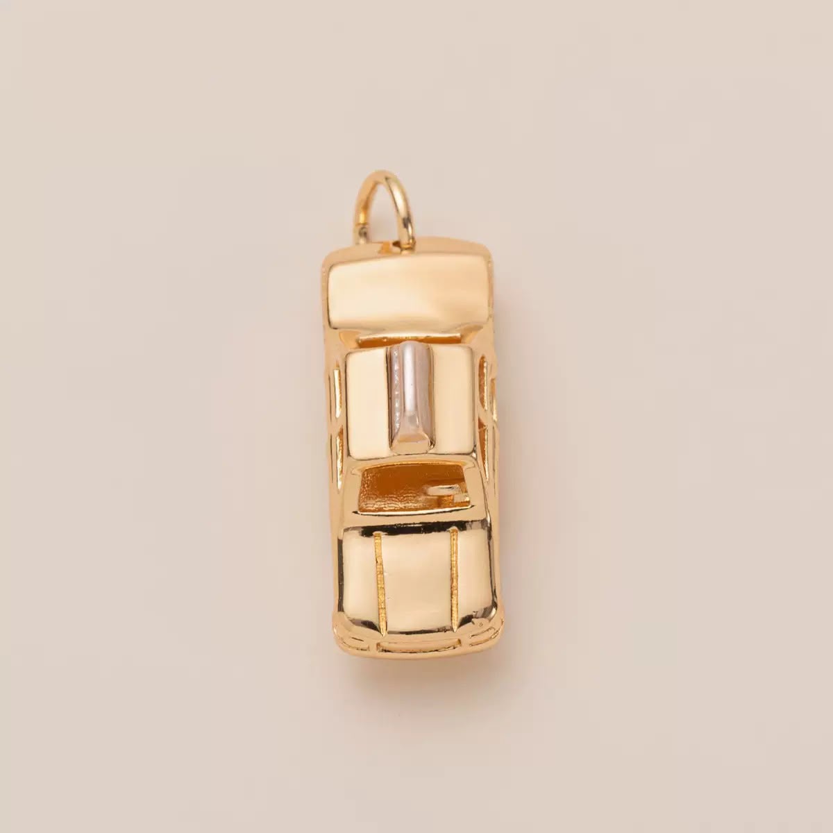3D Gold Travel Charm | 9 City Memory Designs | DIY Mix & Match Necklace