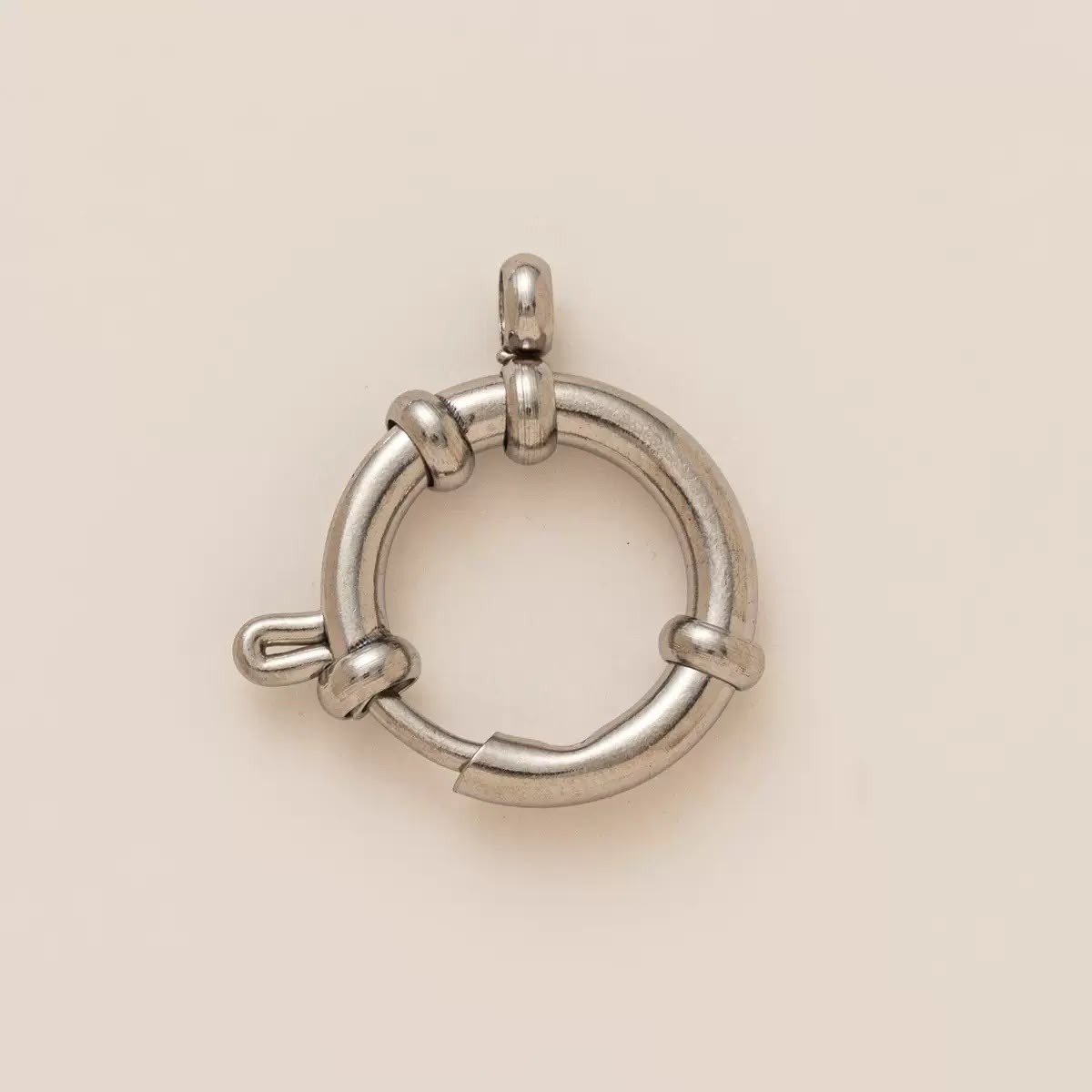 DIY Carabiner Clasp for Charm Necklace | Heart, Oval, Round & Anchor Styles