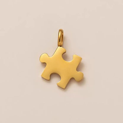 Mix & Match Carabiner Charm Necklace | DIY Gemstone Pendant – 18K Gold Plated