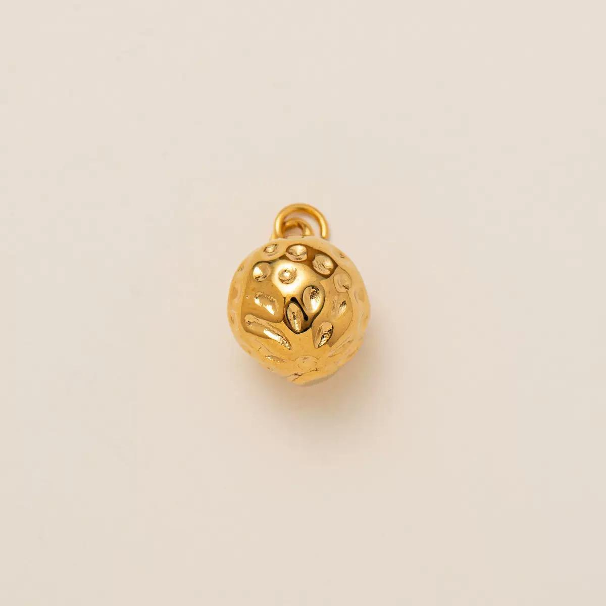 Sports Theme Gold Charm Necklace & Bracelet | 18K Gold Plated Engraved Pendant | DIY Charm Jewelry | Original Design
