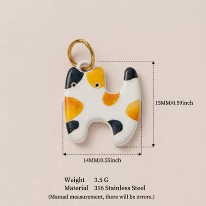 Cute 3D Cat Enamel Charm Pendant | Grey Tabby Calico Orange Cat | DIY Jewelry & Bag Charm Making