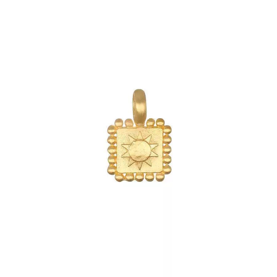 Gold Circle DIY Charm Necklace — Interchangeable Pendants | Original Design