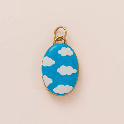 19 Illustrated Enamel Charm Pendants | Mushroom Strawberry Sardine Sun | DIY Jewellery Making Supplies