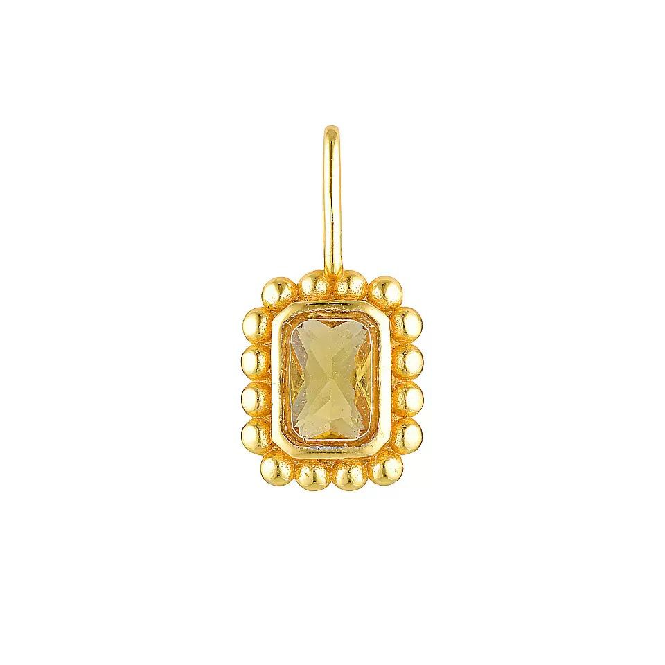 Mix & Match Carabiner Charm Necklace | DIY Gemstone Pendant – 18K Gold Plated