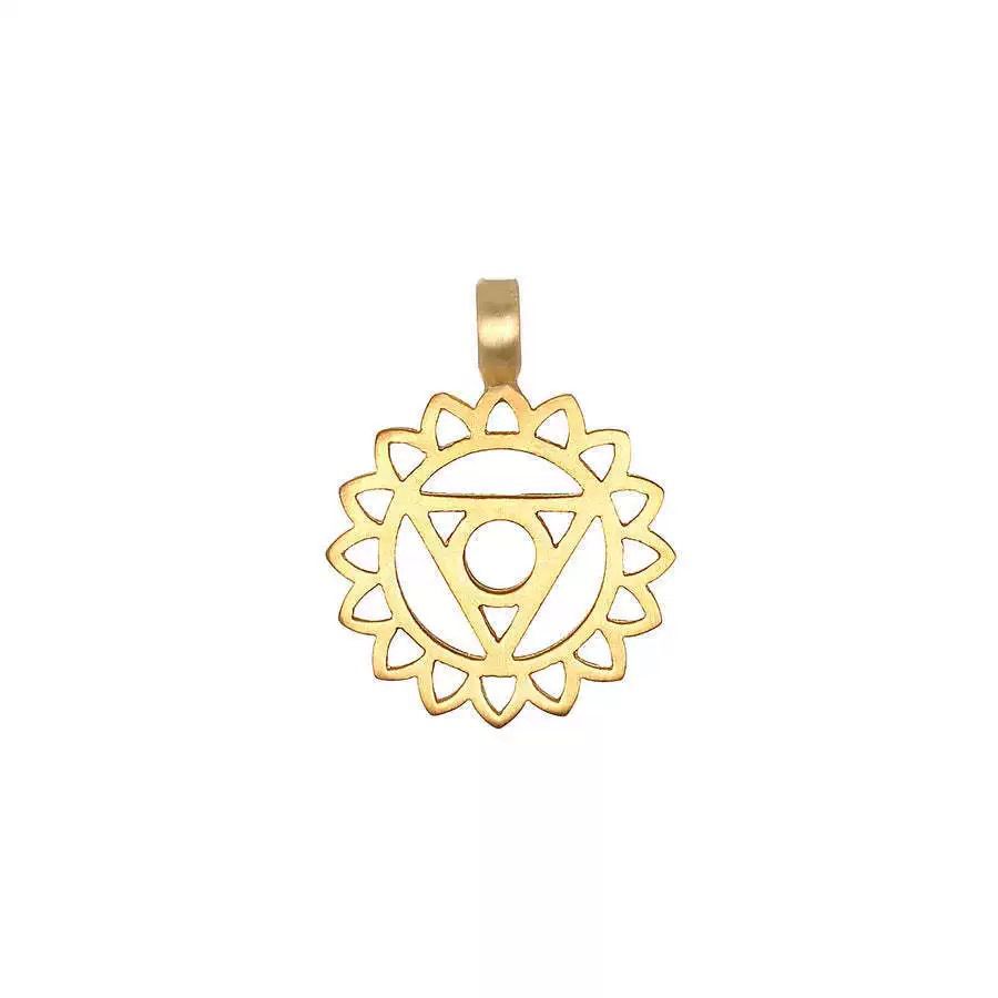 Gold Circle DIY Charm Necklace — Interchangeable Pendants | Original Design