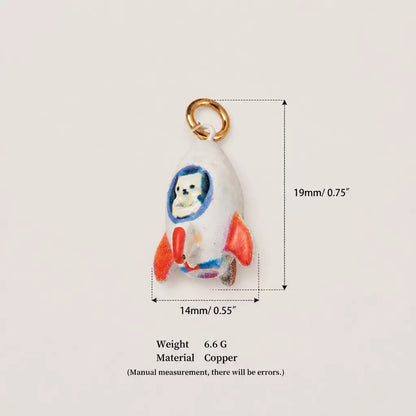 Cute Animal Fruit Resin Charms | DIY Necklace Bracelet Pendant | 12 Designs