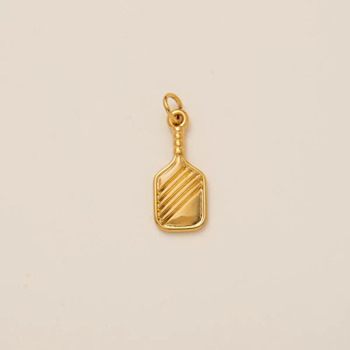 Sports Theme Gold Charm Necklace & Bracelet | 18K Gold Plated Engraved Pendant | DIY Charm Jewelry | Original Design