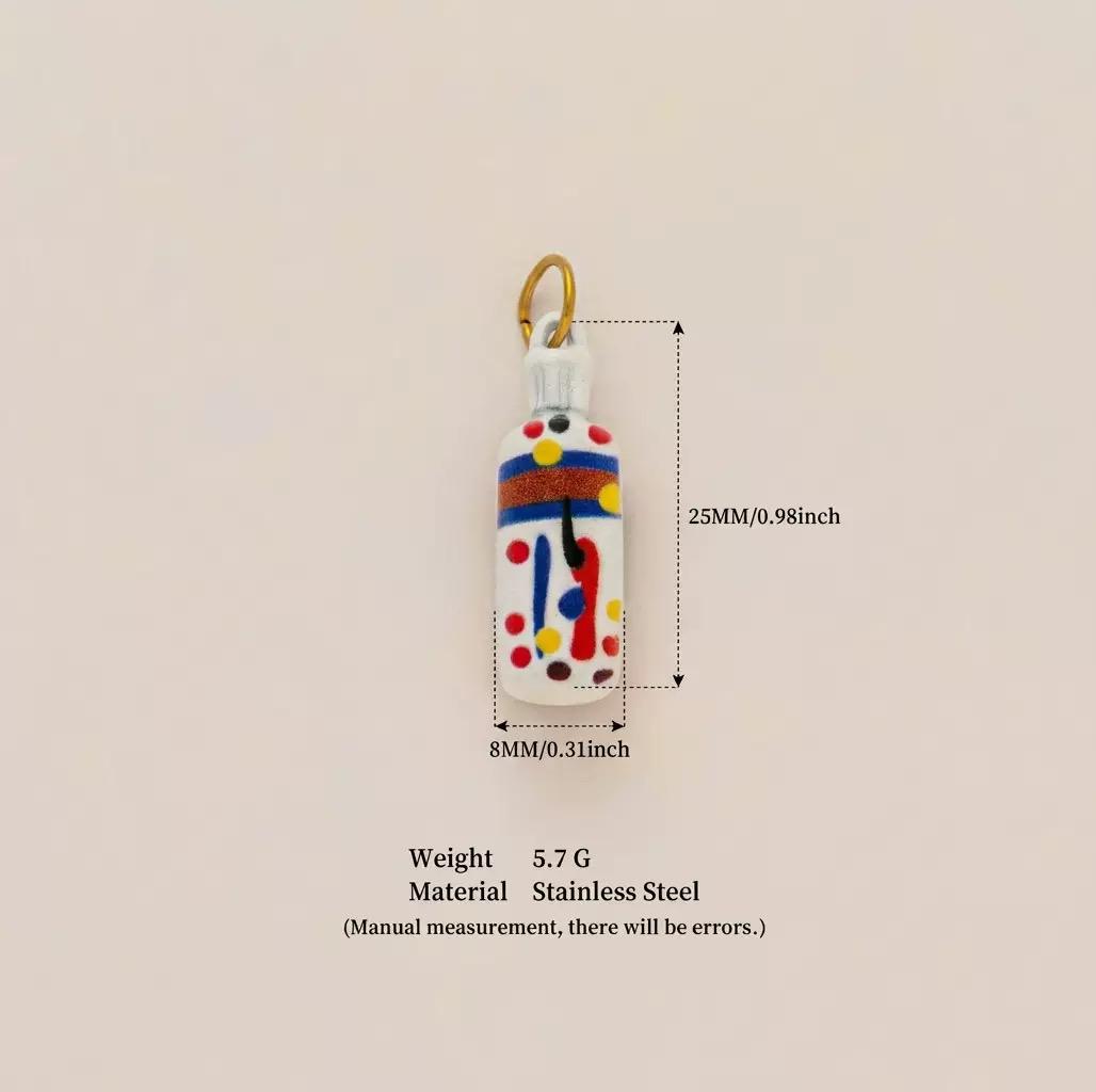 Handmade Clay Enamel Charms | DIY Hair Pin & Jewelry Making Pendants | Original Design