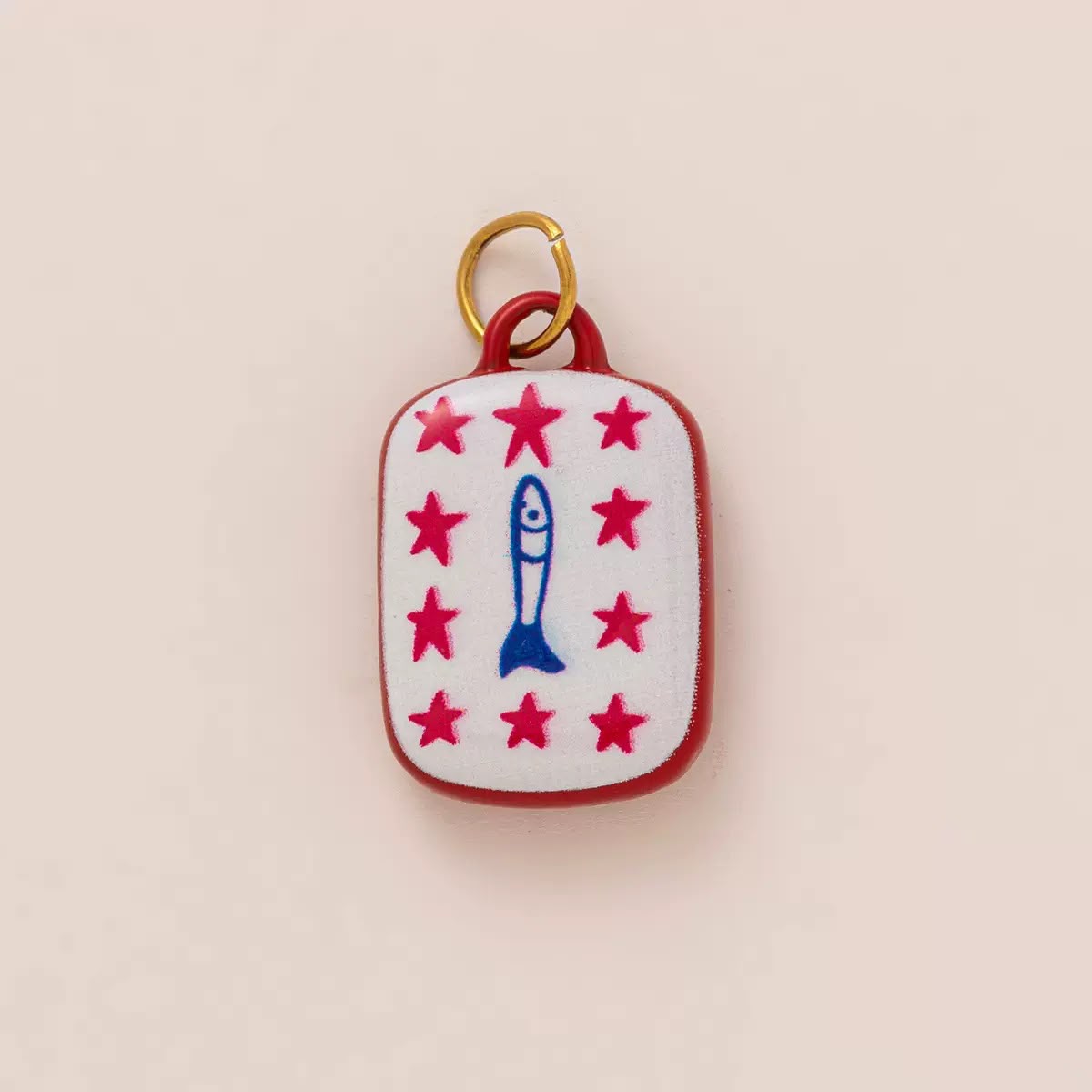 19 Illustrated Enamel Charm Pendants | Mushroom Strawberry Sardine Sun | DIY Jewellery Making Supplies
