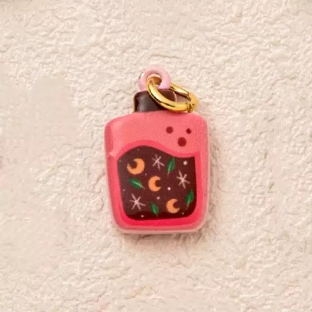 Hand-Painted Enamel Charm – DIY Jewelry Pendant (13 Styles)