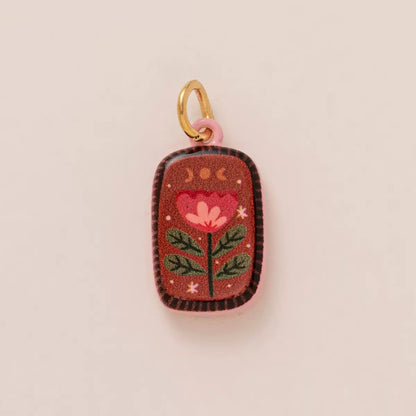 Hand-Painted Enamel Charm – DIY Jewelry Pendant (13 Styles)