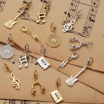 Fun 3D Charm Collection — Music, Skate, Sweet & Space | Original DIY Jewellery Pendant