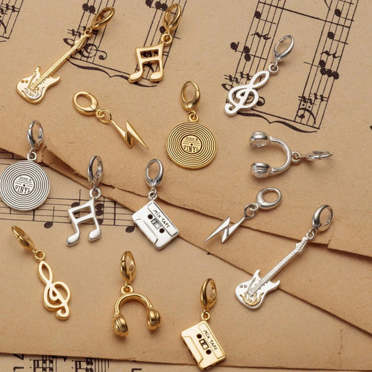 Fun 3D Charm Collection — Music, Skate, Sweet & Space | Original DIY Jewellery Pendant