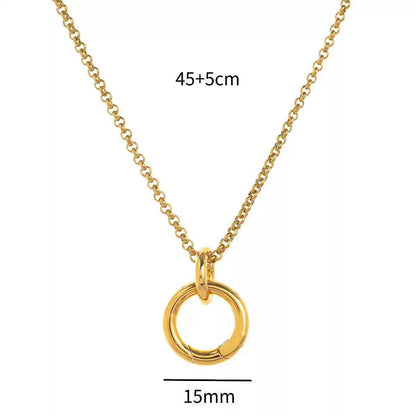 The Thread | 18K Gold-Plated Rolo Chain Necklace | Interchangeable Charm Necklace | DIY Jewelry