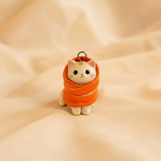 橙色围巾猫咪产品图 1