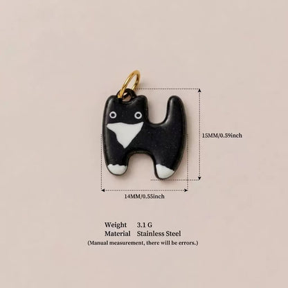 Cute 3D Cat Enamel Charm Pendant | Grey Tabby Calico Orange Cat | DIY Jewelry & Bag Charm Making