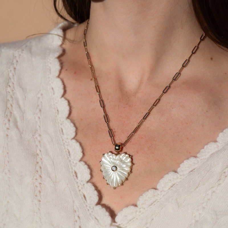 Handmade Enamel Heart Charm | DIY Colorful Heart Pendant | Stackable Necklace Bag Charm