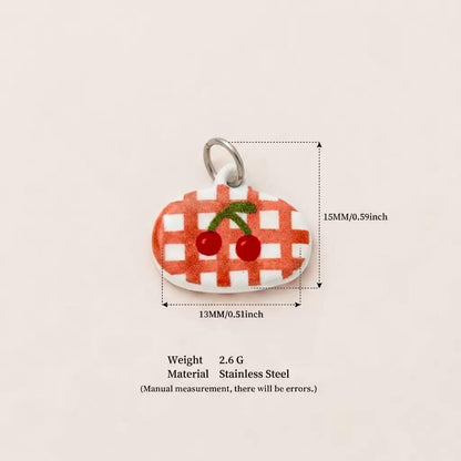 Handmade Clay Enamel Charms | DIY Hair Pin & Jewelry Making Pendants | Original Design