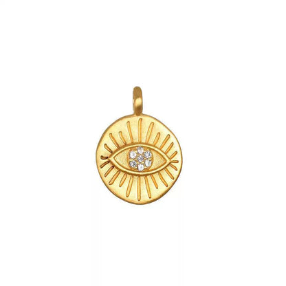 Gold Circle DIY Charm Necklace — Interchangeable Pendants | Original Design