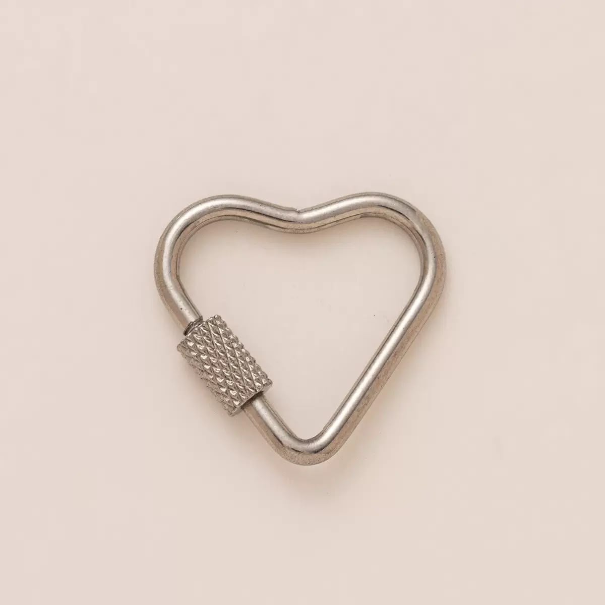 DIY Carabiner Clasp for Charm Necklace | Heart, Oval, Round & Anchor Styles