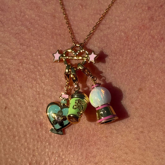 Matcha Green Tea Cup 3D Charm Pendant | DIY Bag Charm & Jewelry Making Supplies
