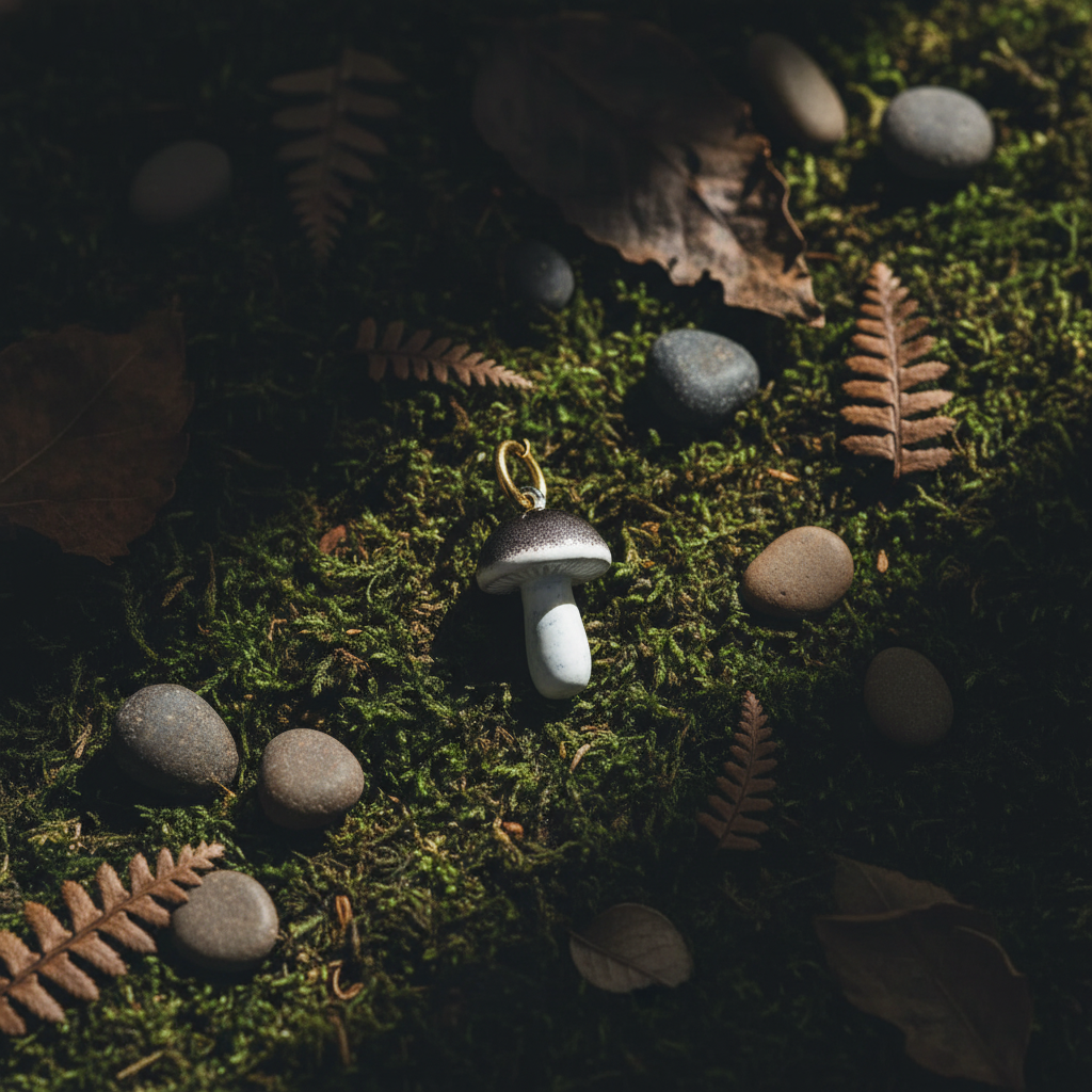 暗黑蘑菇吊坠 - 图2 暗色苔藓森林